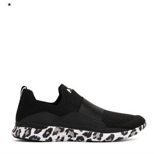 NWT/Box APL Women's Techloom Bliss Leopard Black & White  Sneakers - 6.5